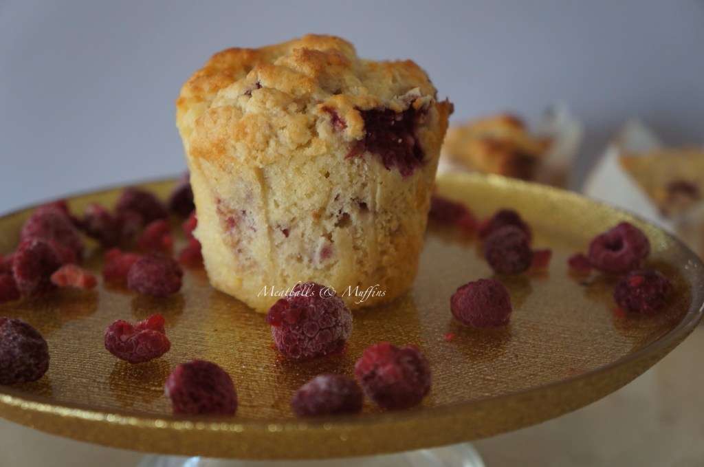 No Fuss White Chocolate and Raspberry&nbsp;Muffins